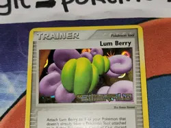 Lum Berry Holo Uncommon Stamped Trainer Card EX Emerald 78/106 VLP - Image 3