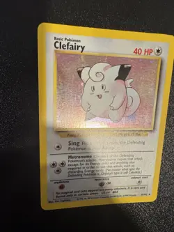 Pokemon TCG Clefairy Base Set Holo Unlimited Rare Card 5/102 NM/LP - Image 2