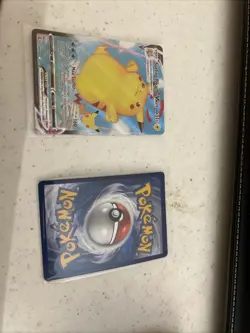 Pokemon TCG Surfing Pikachu VMAX Holo Rare Card 009/025 Celebrations - Image 3