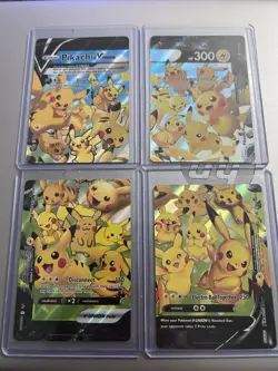 Pikachu V-Union - SWSH139-142 - Pokemon TCG: Celebrations Promo 4 Card Set - Image 1
