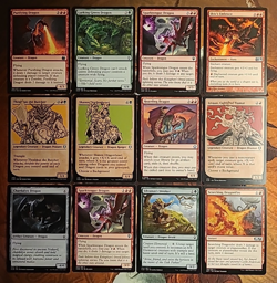 12x MTG Dragon Cards Thrakkus Showcase Red Green Lot Magic the Gathering LOOK!!! - Image 1