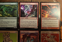 12x MTG Dragon Cards Thrakkus Showcase Red Green Lot Magic the Gathering LOOK!!! - Image 5