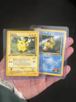 Vintage Wotc Pokemon Card Collection Lot Stamped Wotc First Edition Pikachu - Image 1