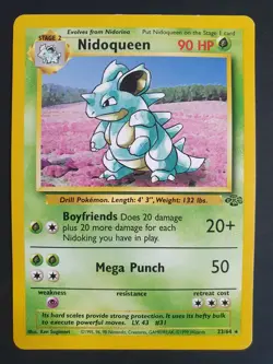 Nidoqueen 23/64 - Jungle Set - Pokemon Card - Excellent Condition - Image 1