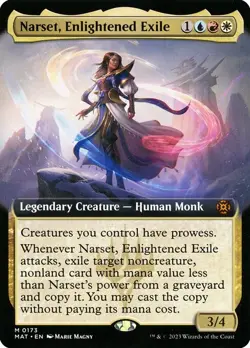 Narset, Enlightened Exile Extended Art M Regular #173 | The Aftermath MAT | MTG - Image 1