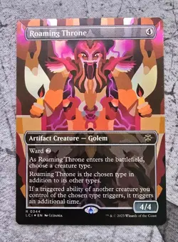 Roaming Throne (Borderless) - The Lost Caverns of Ixalan (LCI)NM Foil - Image 1