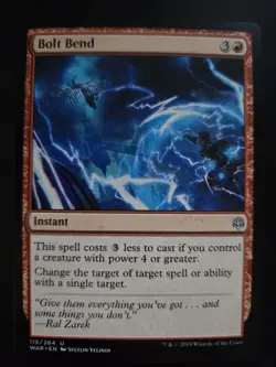 Bolt Bend NM War of the Spark MTG FREE SHIPPING - Image 1