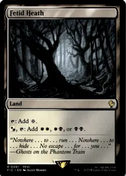 MTG Fetid Heath Normal NM Commander: FINAL FANTASY Magic 391 - Image 1