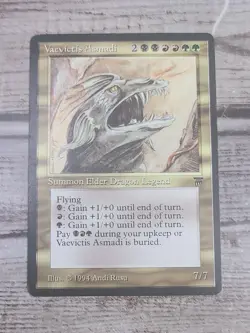 MTG - English Legends - Vaevictis Asmadi - LP - Elder Dragon Collectible TCG - Image 2