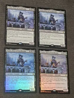 (4x LOT) Ayara First of Locthwain MTG ELD RARE Non Foil (2) & Foil (2) - Image 1