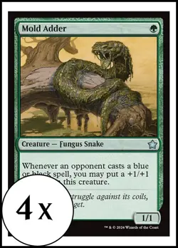 MTG - 4 x Mold Adder - Foundations - Playset 4x x4 - Image 1
