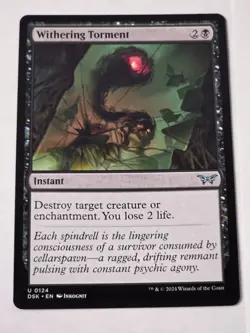 MTG - Withering Torment - Duskmourn: House of Horror - Image 1