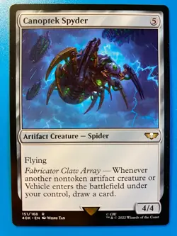 MTG 1x Canoptek Spyder 151 Universes Beyond Warhammer 40000 Magic the x1 NM - Image 1