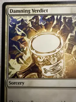 Damning Verdict Commander: Streets of New Capenna (Rare) Magic MTG - Image 3