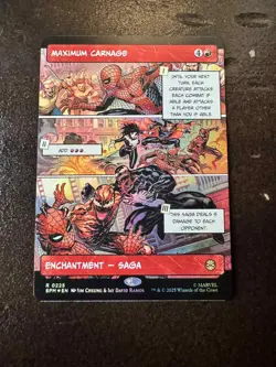 Maximum Carnage Marvel's Spider-Man Borderless Foil Rare - Image 1