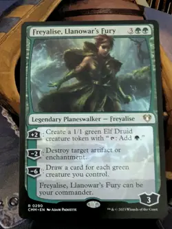 Freyalise, Llanowar's Fury MTG Commander Masters Regular NM Non Foil - Image 1