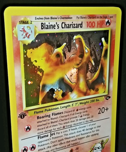 1ST EDITION POKEMON GYM CHALLENGE - BLAINE'S CHARIZARD #2/132 - HOLO (NM) - Image 5
