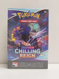 2021 Pokemon Sword & Shield Chilling Reign Factory Sealed Build & Battle Box - Image 1