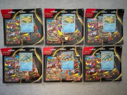 Lot of 6 Pokemon Mega Evolution 3 Pack Blister - 3x Golduck & 3x Psyduck SEALED - Image 1