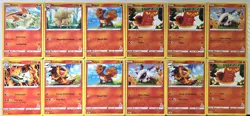 Pokemon TCG: Battle Academy Cinderace Deck 12 Card Lot - Victini, Volcarona - Image 1