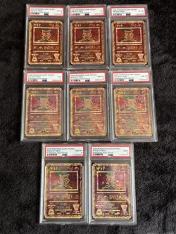 2000 Pokemon Movie Promos Ancient Mew PSA 9, 8, 7, 6, 5, 4 - Graded Lot of 8! - Image 1