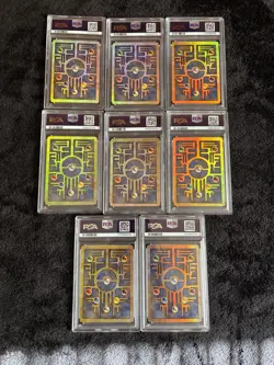 2000 Pokemon Movie Promos Ancient Mew PSA 9, 8, 7, 6, 5, 4 - Graded Lot of 8! - Image 2