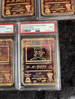 2000 Pokemon Movie Promos Ancient Mew PSA 9, 8, 7, 6, 5, 4 - Graded Lot of 8! - Image 3