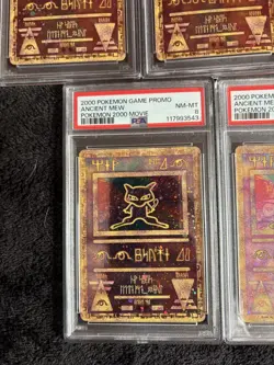 2000 Pokemon Movie Promos Ancient Mew PSA 9, 8, 7, 6, 5, 4 - Graded Lot of 8! - Image 4