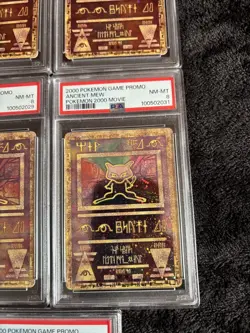 2000 Pokemon Movie Promos Ancient Mew PSA 9, 8, 7, 6, 5, 4 - Graded Lot of 8! - Image 5