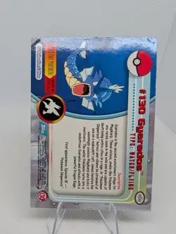 Gyarados 130 Topps Blue Label Pokemon 2000 Nintendo Tv Animation Vintage Card HP - Image 4