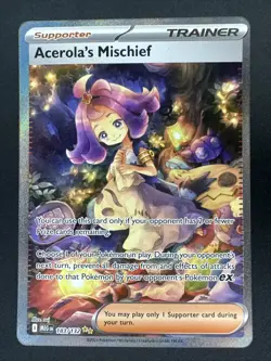 Acerola's Mischief 183/132 SIR Illustration Rare Holo - Pokemon Mega Evolutions - Image 1