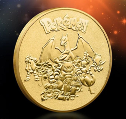 Mewtwo Gold Coin - Pokemon Coin Gold Plated - Coin ships in Plastic Capsule - Image 3