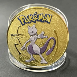 Mewtwo Gold Coin - Pokemon Coin Gold Plated - Coin ships in Plastic Capsule - Image 5