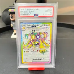 PSA 10 - 2024 Pokemon SCR EN Galvantula ex Ultra Rare 159/142 - Image 1
