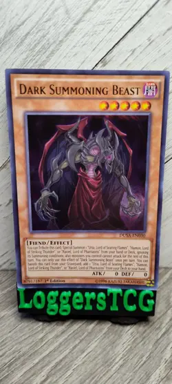 Yu-Gi-Oh! Dark Summoning Beast / DUSA-EN030 1st Edition LP - Image 1