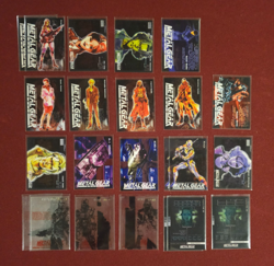 Metal Gear Solid Trading Card Lot, 23 Basic w/ 1 Gold Serial - Image 2