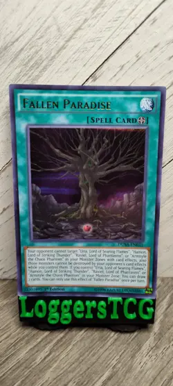 Yu-Gi-Oh! Fallen Paradise / DUSA-EN031 1st Edition LP - Image 1