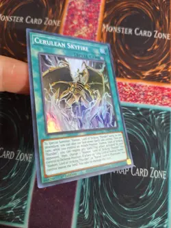 Yu-Gi-Oh! Cerulean Skyfire SDSA-EN019 Super Rare 1st Edition Near Mint - Image 2