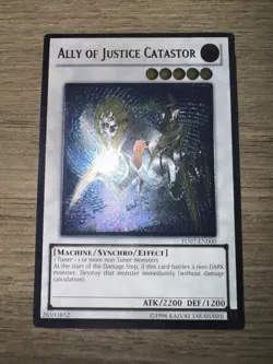 Yu-Gi-Oh! Ally of Justice Catastor - TU07-EN000 - Ultimate Rare - NM!! - Image 3