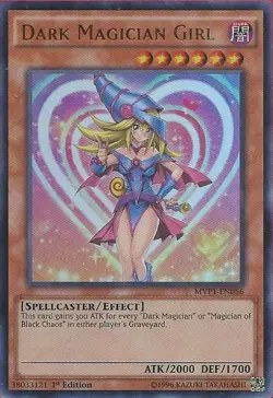 Yugioh! Dark Magician Girl - MVP1-EN056 - Ultra Rare - 1st Edition Near Mint, En - Image 1