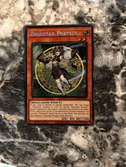 Yugioh - Dracotail Phryxul DOOD-EN023 1st Edition SECRET NM X1 - Image 1