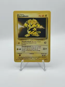 Electabuzz 20/102 Pokemon Card TCG Base Set Unlimited Rare HP - Image 1
