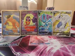 Pokemon Mixed Card Lot (4) From Evolving Skies/ Silver Tempest And 151 Lugia Etc - Image 1