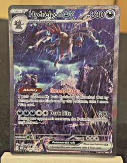 Hydreigon EX 169/086 POKEMON White Flare Full Art Illustration Rare SIR CARD NM - Image 1