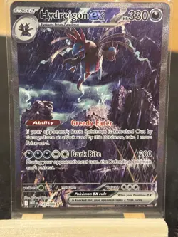 Hydreigon EX 169/086 POKEMON White Flare Full Art Illustration Rare SIR CARD NM - Image 3