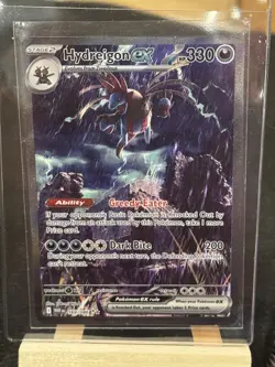 Hydreigon EX 169/086 POKEMON White Flare Full Art Illustration Rare SIR CARD NM - Image 4