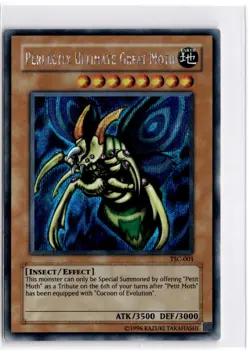 Perfectly Ultimate Great Moth (The Sacred Cards) Limited Secret Rare TSC-001 NM - Image 1