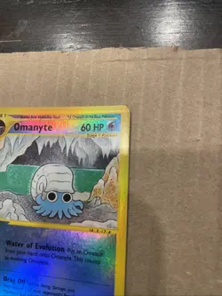 Pokemon TCG English Card Skyridge Omanyte 41/144 Reverse Holo - Image 4