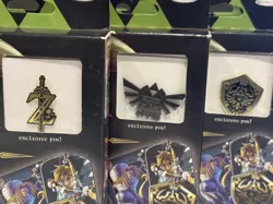 ZELDA COLLECTOR'S FUN BOX - 15 ITEMS Trading Cards, Tag, Pin LEGEND OF ZELDA NEW - Image 4