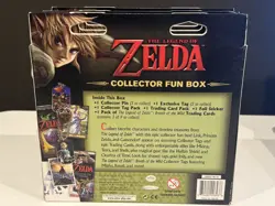ZELDA COLLECTOR'S FUN BOX - 15 ITEMS Trading Cards, Tag, Pin LEGEND OF ZELDA NEW - Image 5